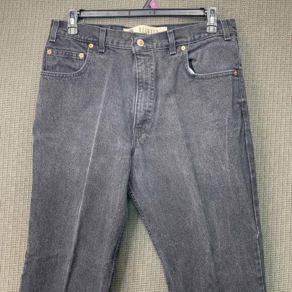 Arizona Jean Co. Mens Size 36x32 Black Relaxed Fit Denim Jeans 100% Cotton - Picture 9 of 9